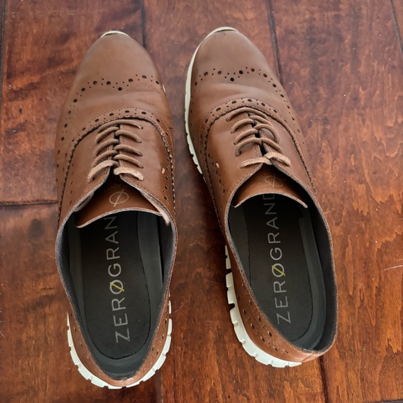 Cole Haan ZERØGRAND Wingtip Oxford STYLE #W14476 Women's Size 7.5 B Brown - Picture 4 of 9